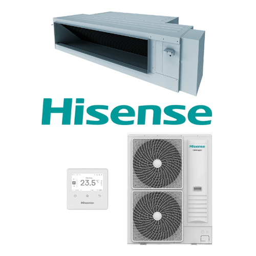 14kW Air Q Premium High Static Hisense Reverse Cycle Ducted Air Conditioner