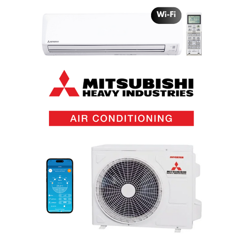 8kW Bronte WF1 Range Mitsubishi Heavy Industries Reverse Cycle Split System Air Conditioner