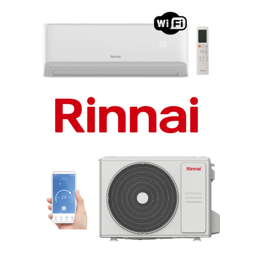 2.6kW P SERIES Rinnai Reverse Cycle Split System Air Conditioner