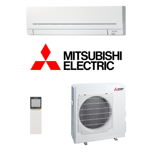 7.8kW MSZ - AP SYSTEM Mitsubishi Electric Reverse Cycle Split System Air Conditioner