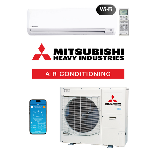10kW Bronte WF1 Range Mitsubishi Heavy Industries Reverse Cycle Split System Air Conditioner