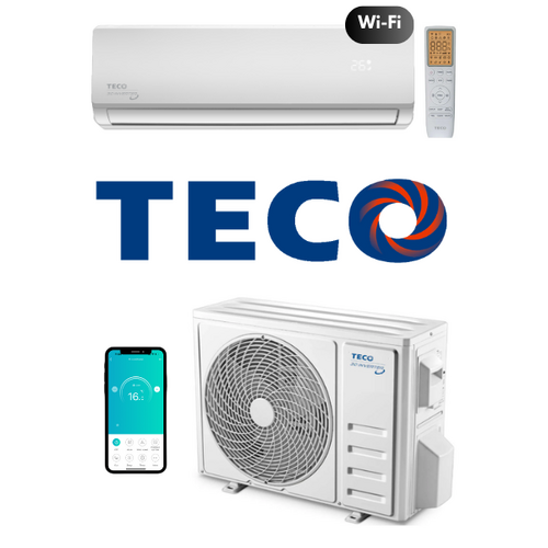 2.64kW Platinum 3D Series Teco Reverse Cycle Split System Air Conditioner